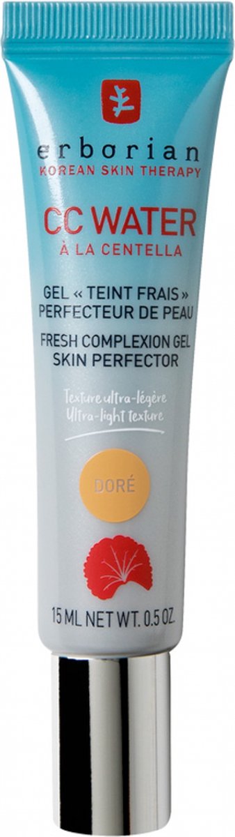 Erborian Water A La Centella CC Dore Light Day Gesichtsgel mit Hyaluronsäure & Centella Asiatica 15ml