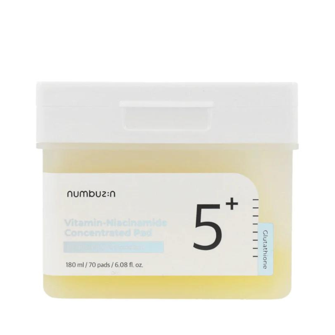 Numbuzin - Nr.5+ Glutathion-Vitamin-Konzentrat-Pad - 180ml/70Pads
