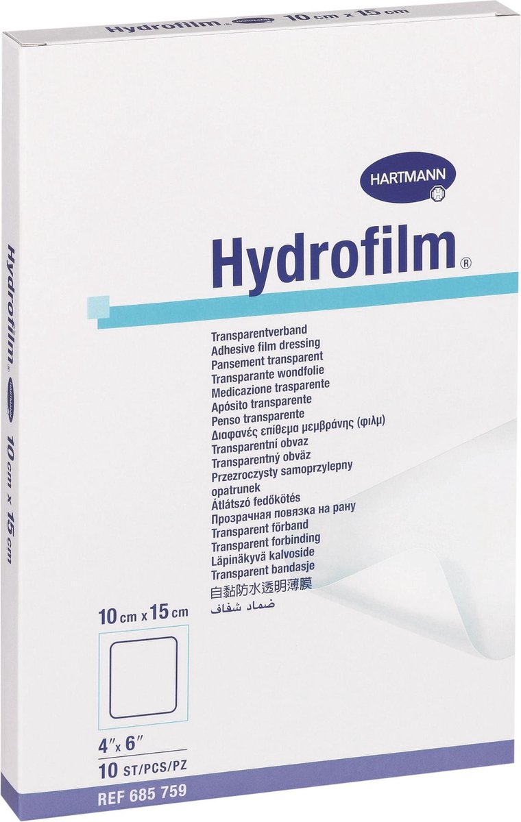 Hydrofilm Transparent-Verband, 12x25 cm (685764), 25 Stück, Hartmann