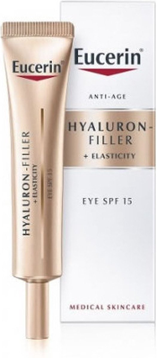 Eucerin Hyaluron Filler + Elastizität Anti-Falten Augenkontur-Creme, 15 ml