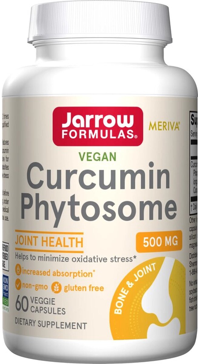 Curcumin Phytosom, 500 mg, 60 Kapseln, Jarrow Formulas
