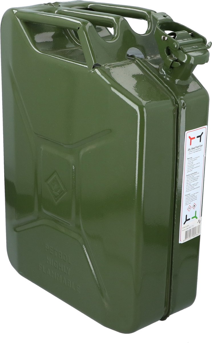 Benzinkanister 20 Liter aus Metall leer