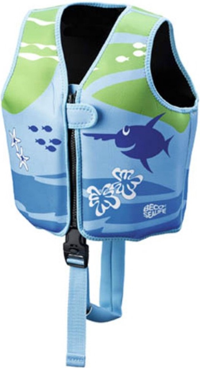 BECO SEALIFE SCHWIMMWESTE für Kinder -  Green / S