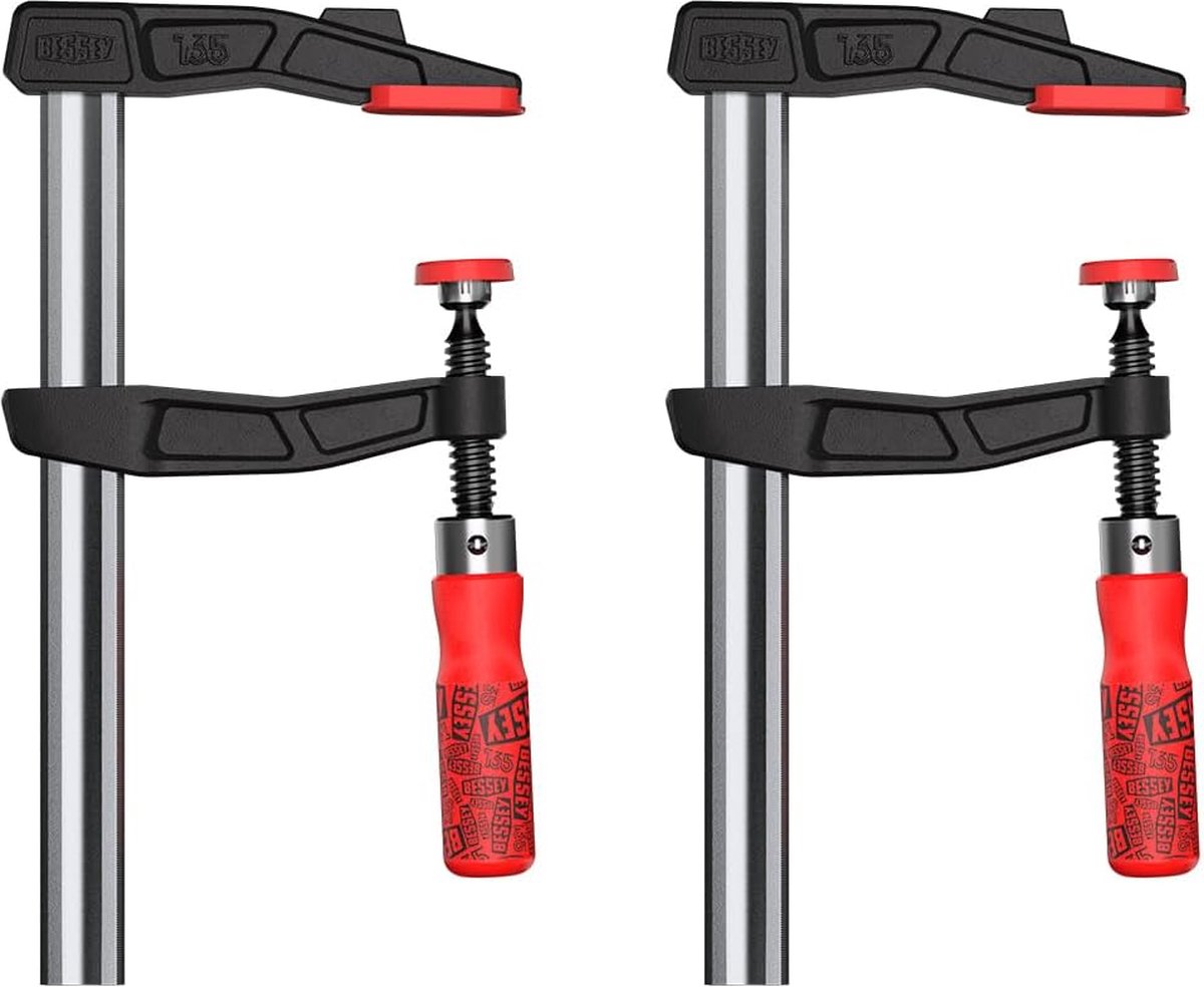 BESSEY Jubiläumsset 2x Tempergusszwinge 250 x 120 mm TGA25SET-135