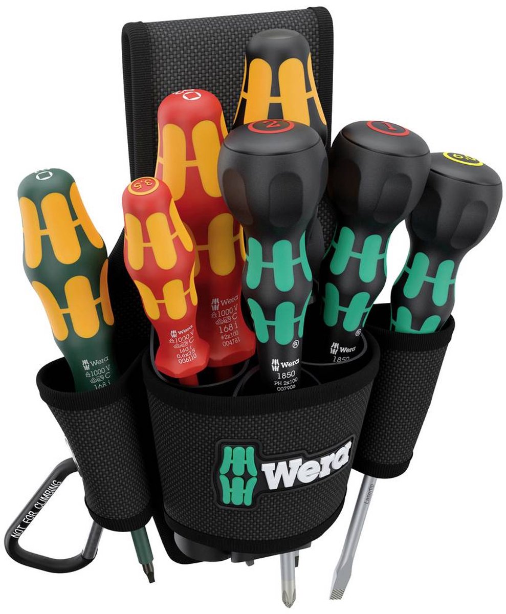 Wera 9622 Gürteltasche Set 3 Schraubendreher Satz 8-tlg.