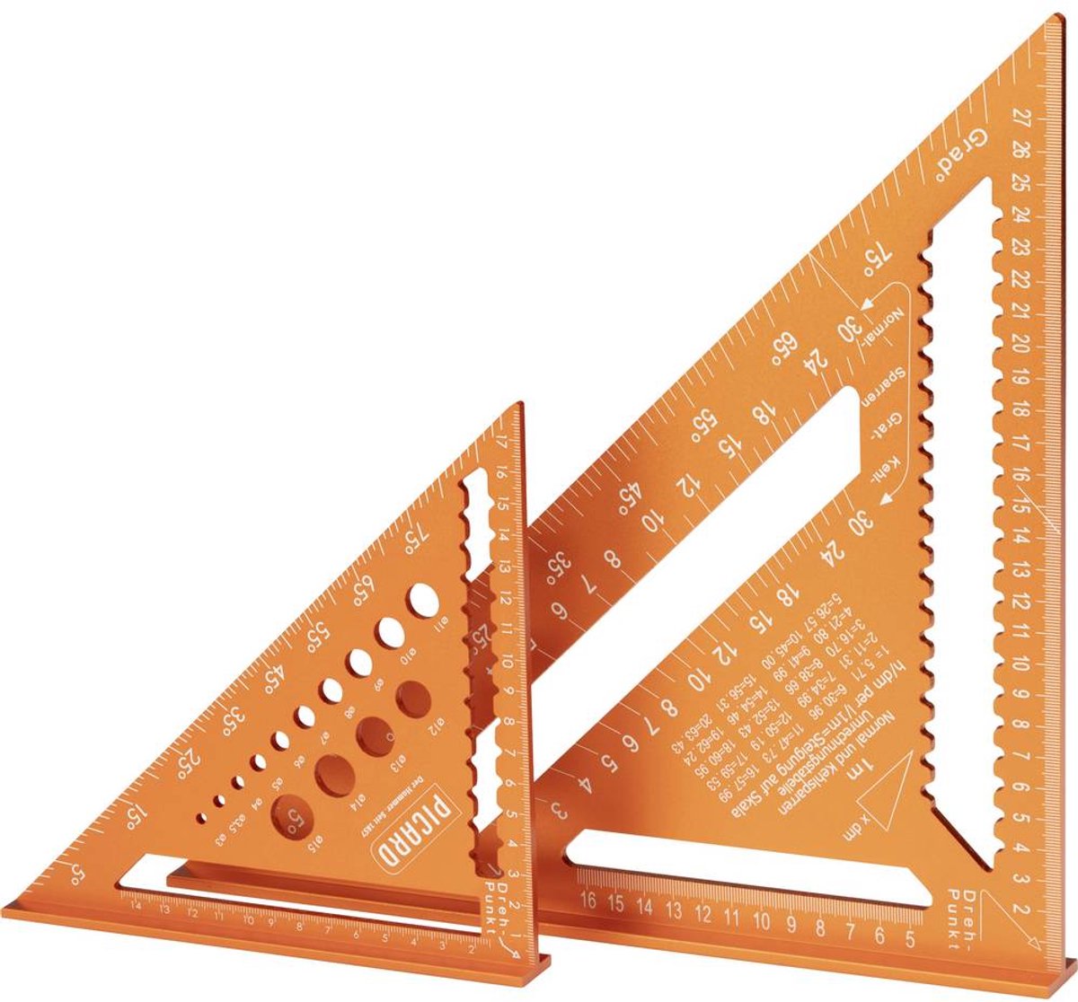 PICARD Zimmermannswinkel 180mm + 300mm Set