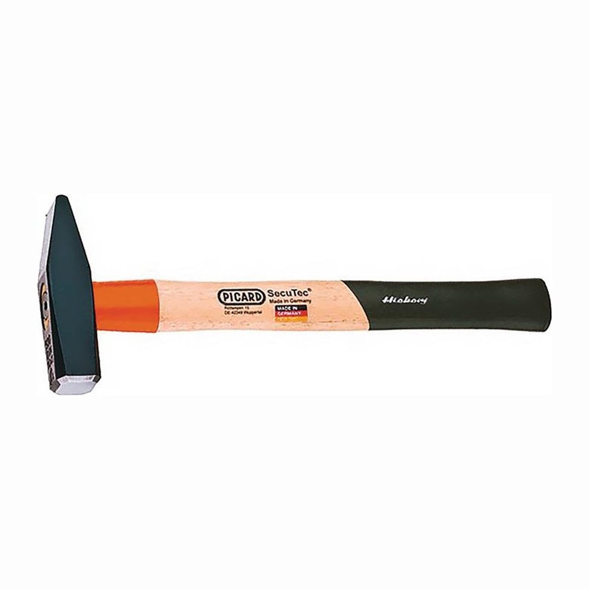 PICARD Schlosserhammer SecuTec® 2.000g mit Hickorystiel Nr. 12 | Gravur möglich