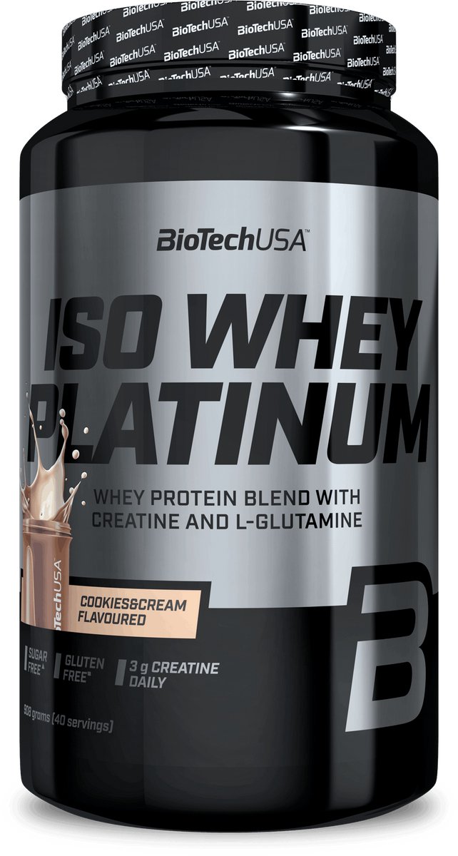 Odżywka Białkowa BioTechUSA Iso Whey Platinum 908g