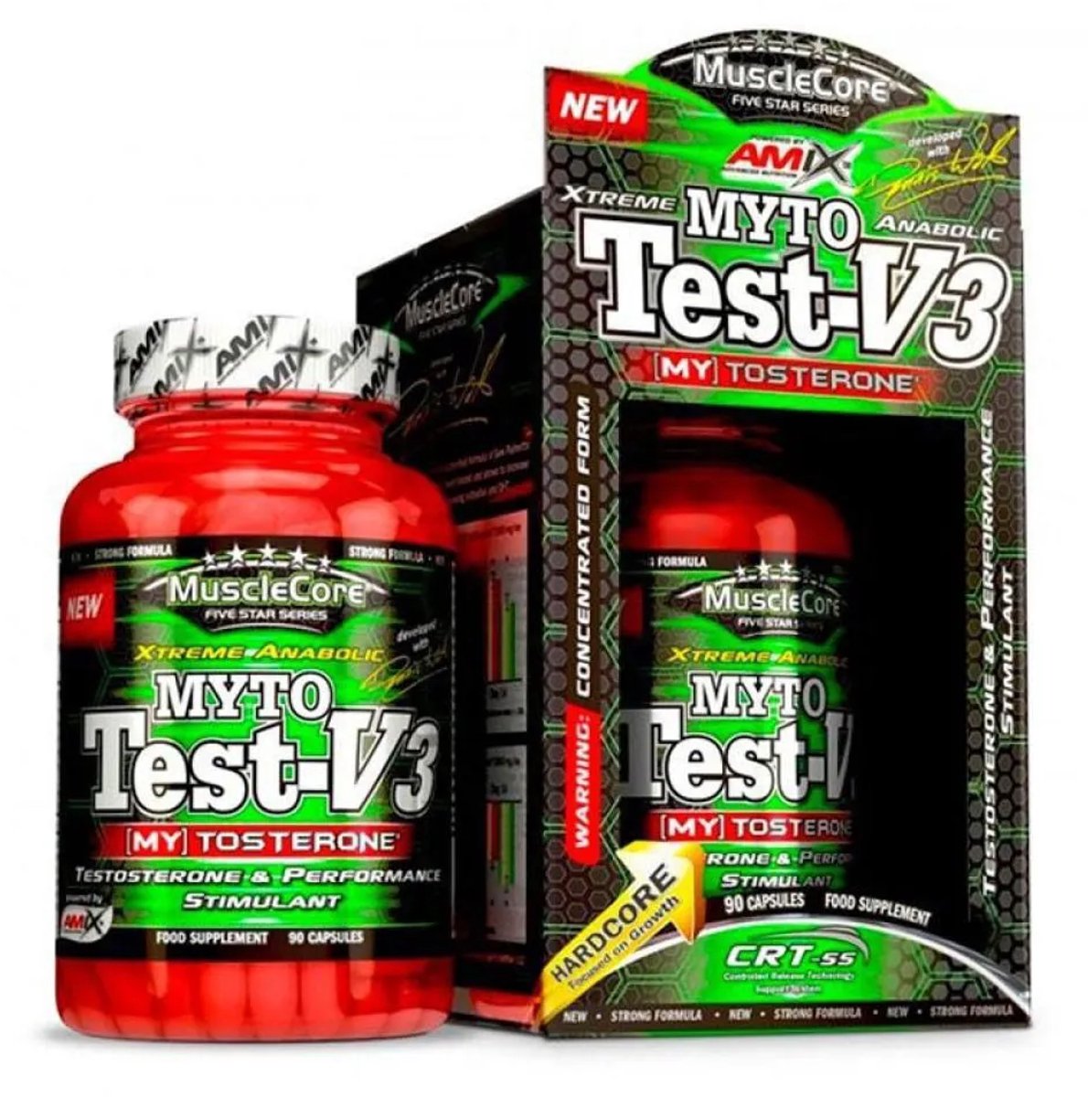 Booster Testosteronu Mix Amix Nutrition MuscleCore MytoTest-V3 BOX 90kaps
