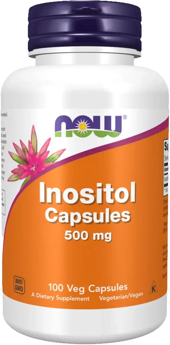Witaminy B Now Foods Inositol 500mg 100kaps