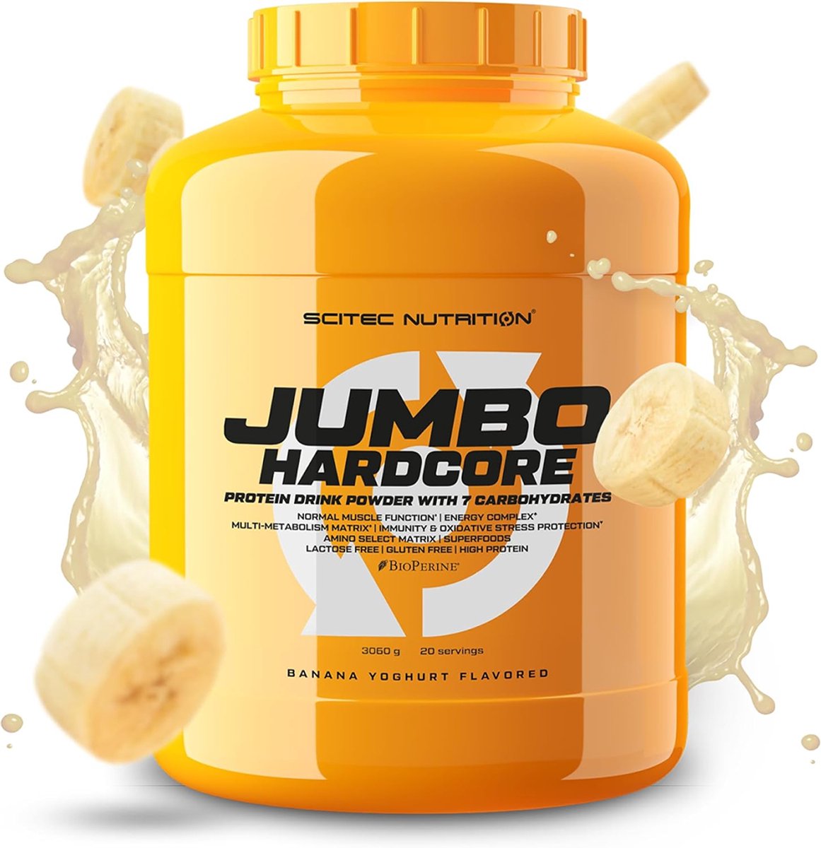 Odżywka Węglowodanowo-Białkowa Scitec Nutrition Jumbo Hardcore 3060g