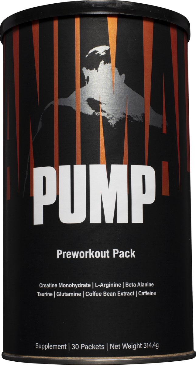 Suplement Przedtreningowy Wieloskładnikowy Animal Universal Pump 30sasz