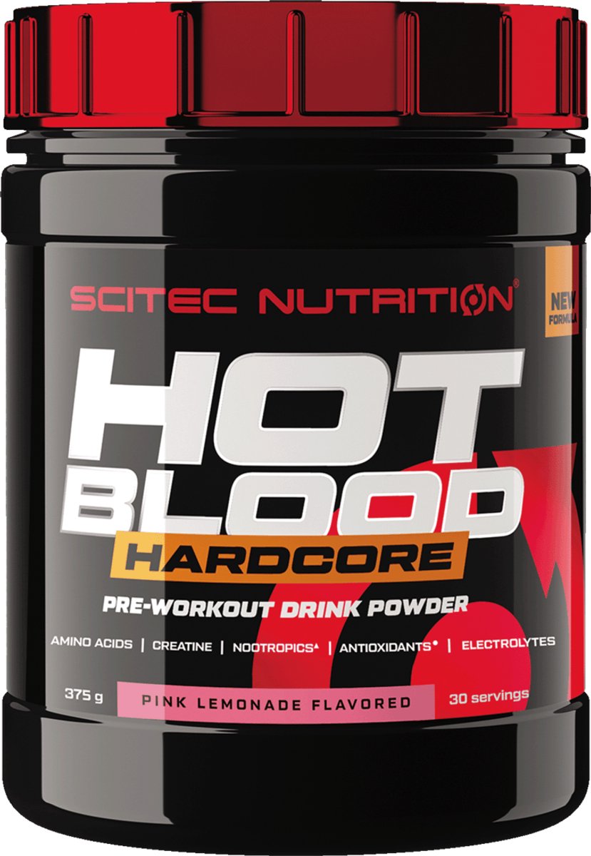 Suplement Przedtreningowy Wieloskładnikowy Scitec Nutrition Hot Blood Hardcore 375g