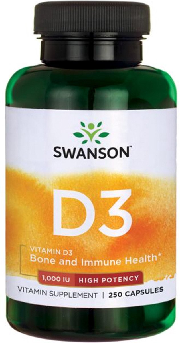 Witamina D Swanson Vitamin D3 1000IU 250kaps