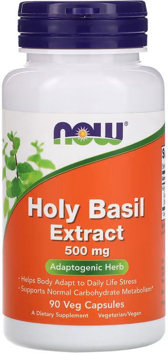 Wsparcie Odporności Now Foods Holy Basil Extract 500mg 90kaps