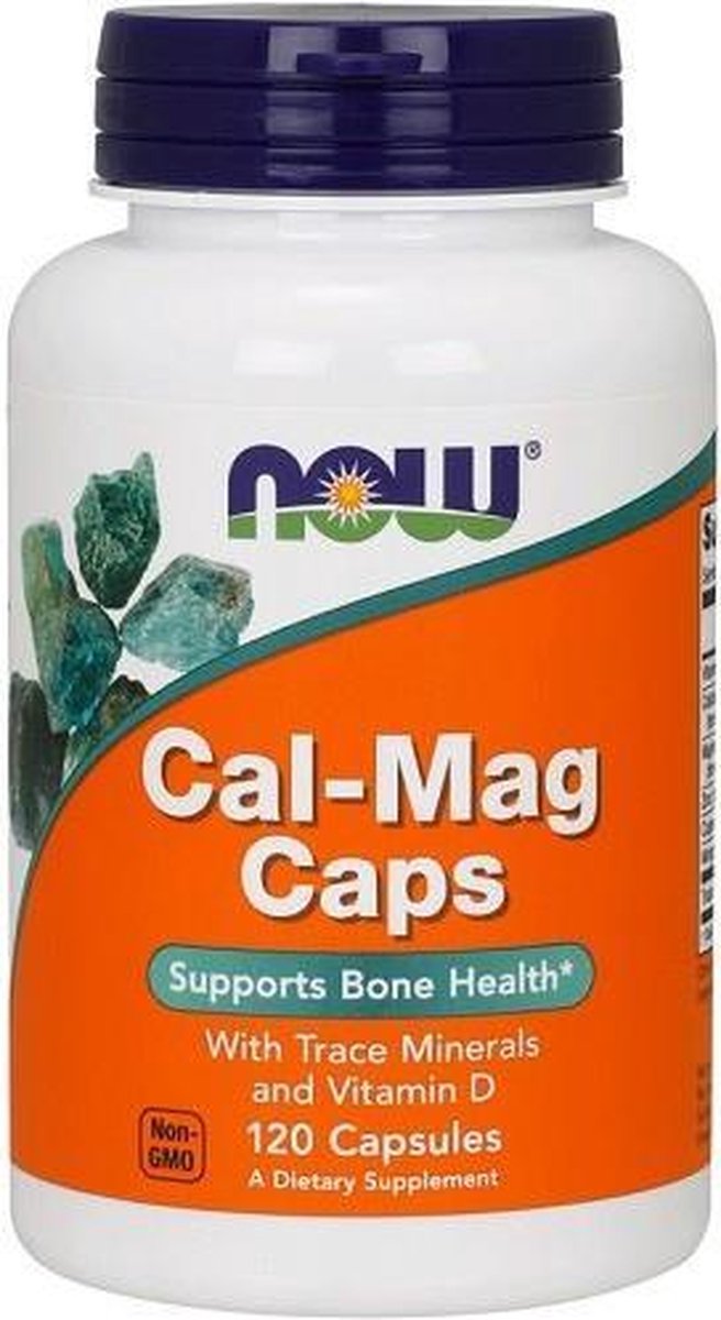 Minerały Wapń + Magnez Now Foods Cal-Mag 120tab