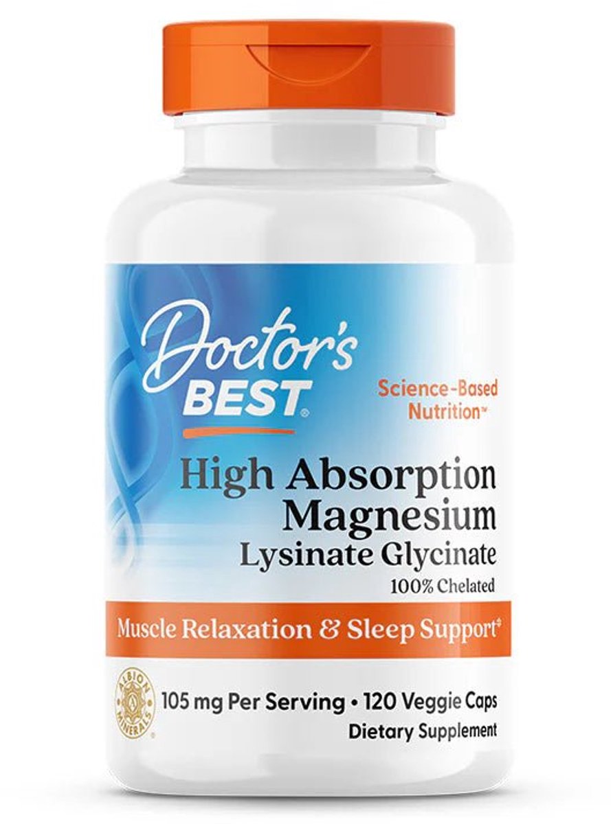 Minerały Magnez Doctor's Best High Absorption Magnesium 120tab