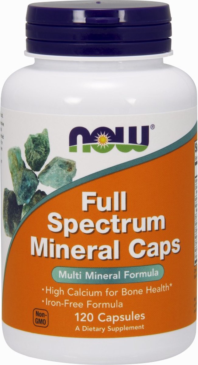 Minerały Mieszanka Now Foods Full Spectrum Minerals 120kaps