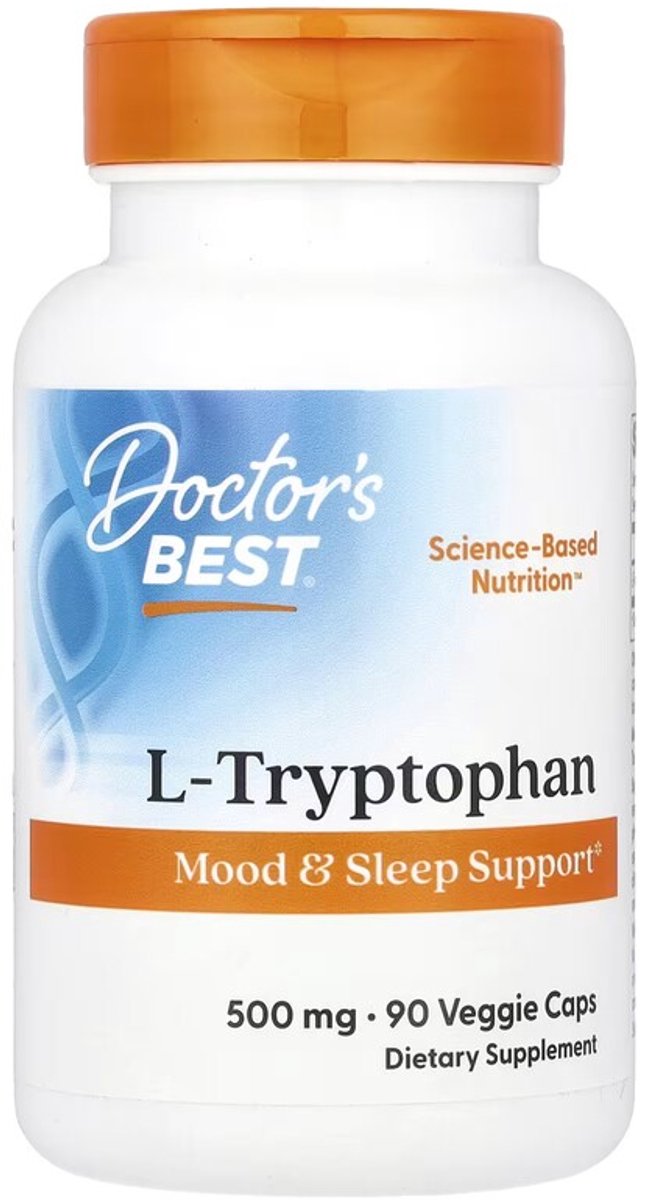 Dobry Sen Tryptofan Doctor's Best L-Tryptophan Tryptopure 500mg 90caps