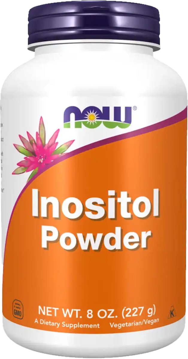 Wsparcie Mózgu Now Foods Inozytol w proszku 227g