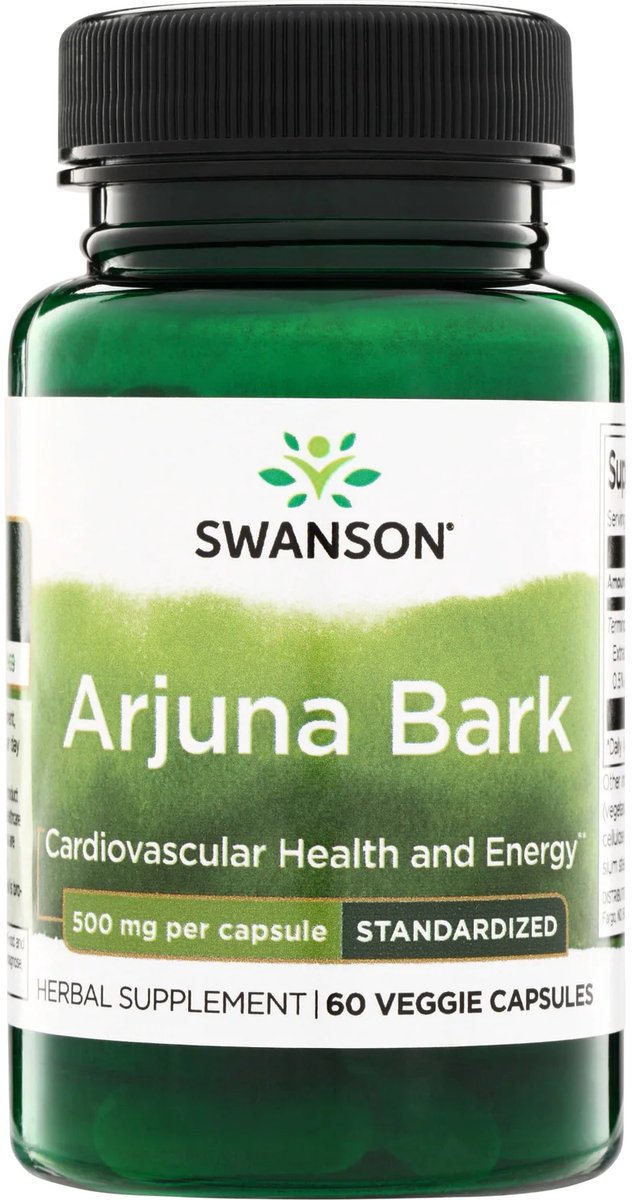 Zdrowe Serce Migdałecznik Arjuna Swanson Arjuna Bark 500mg 60kaps