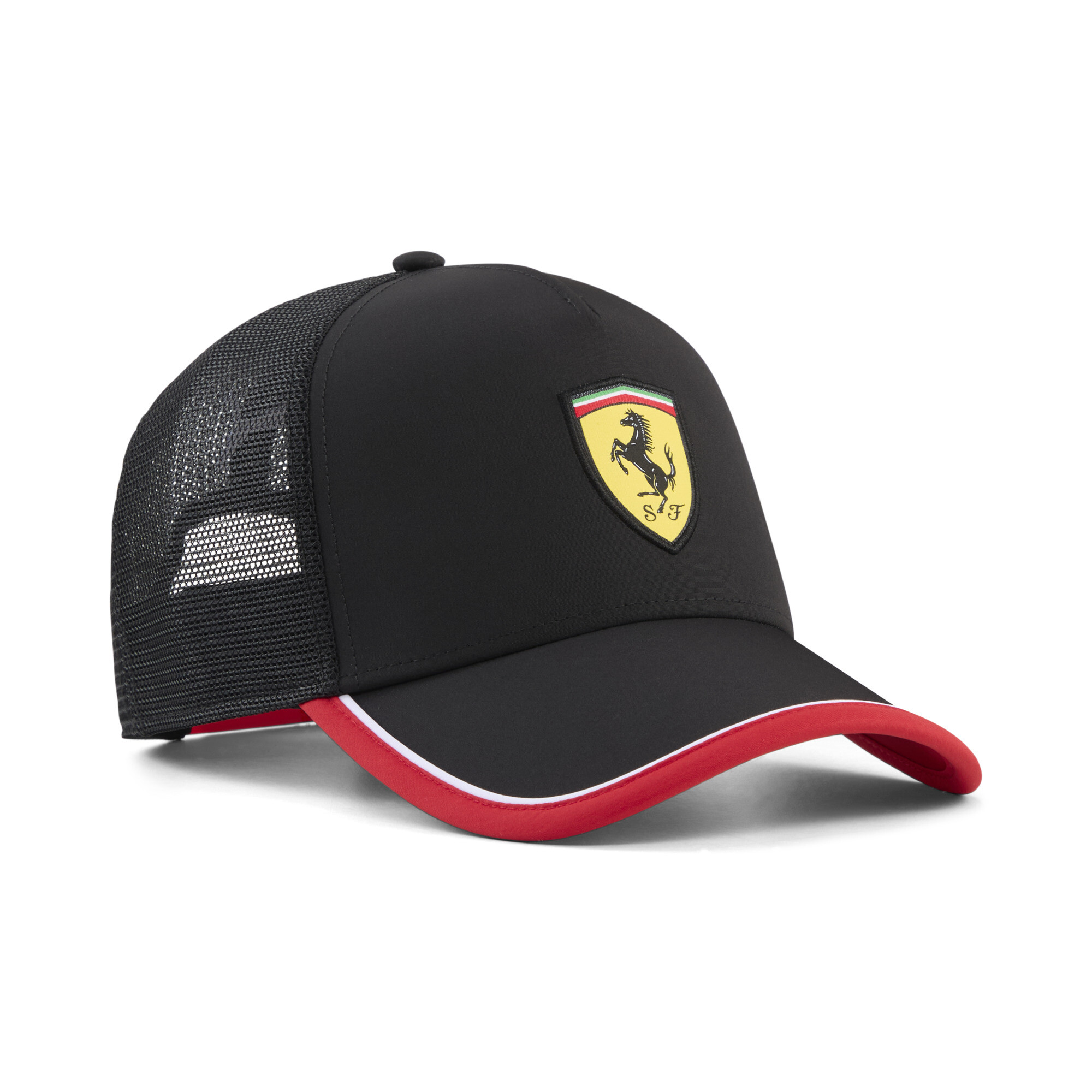PUMA Scuderia Ferrari Trucker Cap, Accessoires, Schwarz, OSFA