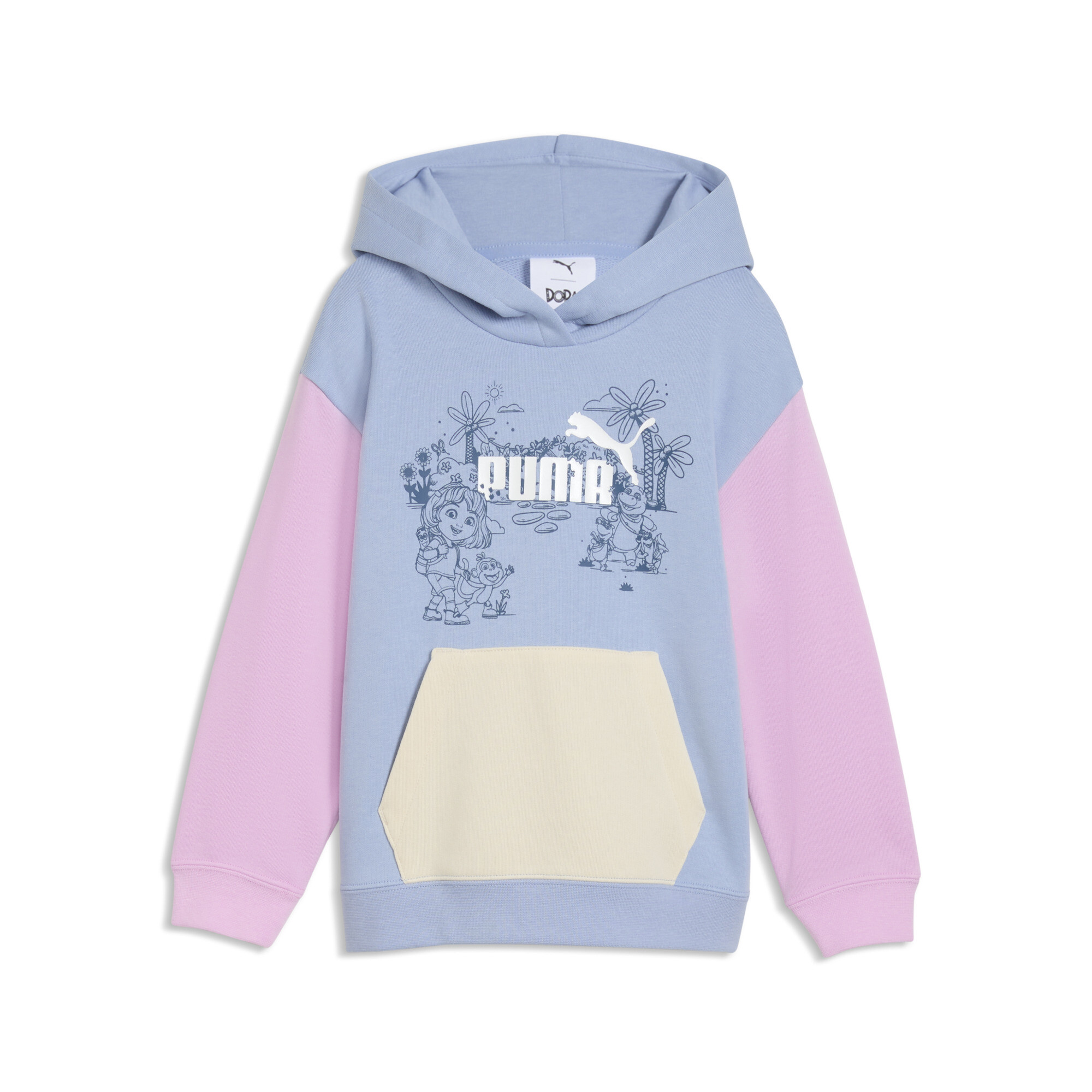 PUMA x DORA THE EXPLORER Relaxed Graphic Hoodie Kinder, Accessoires, Blau, 3-4Y
