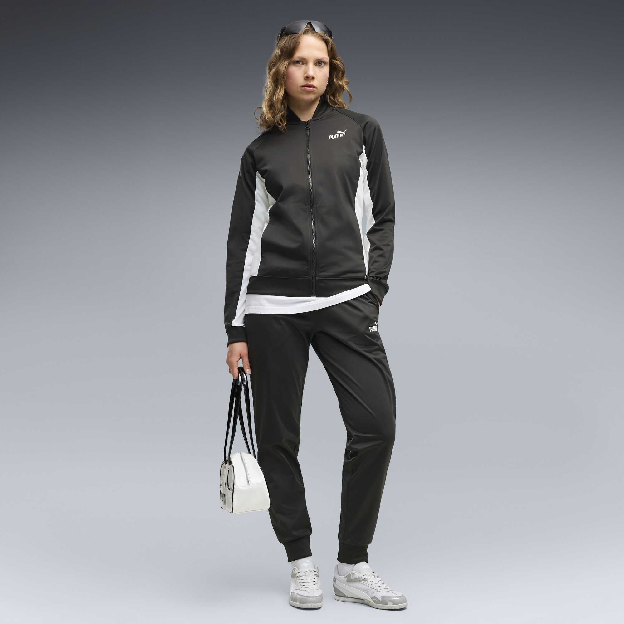 PUMA Baseball Trainingsanzug Damen, Kleidung, Schwarz, XL