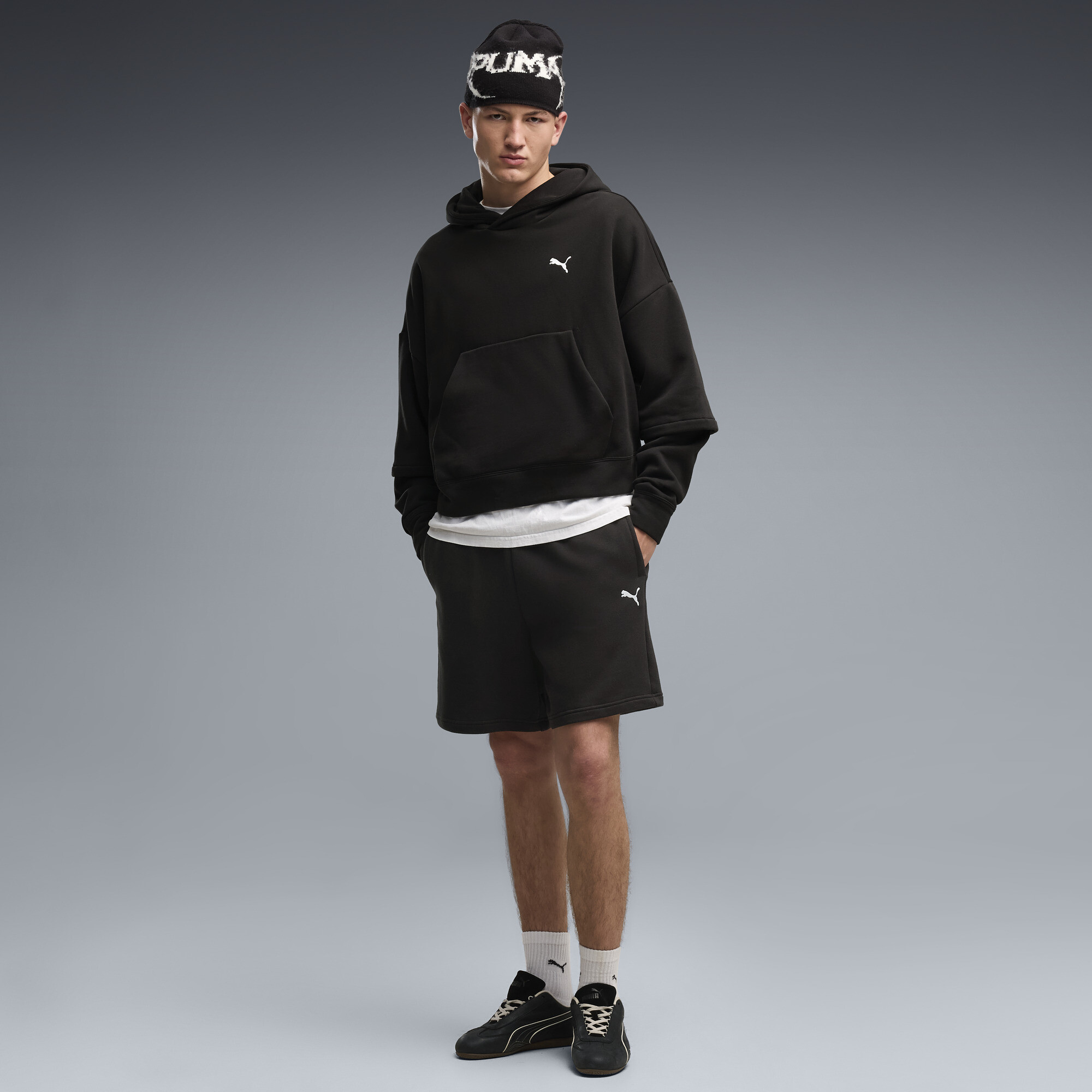 PUMA Essentials Relaxed Shorts Herren, Kleidung, Schwarz, L