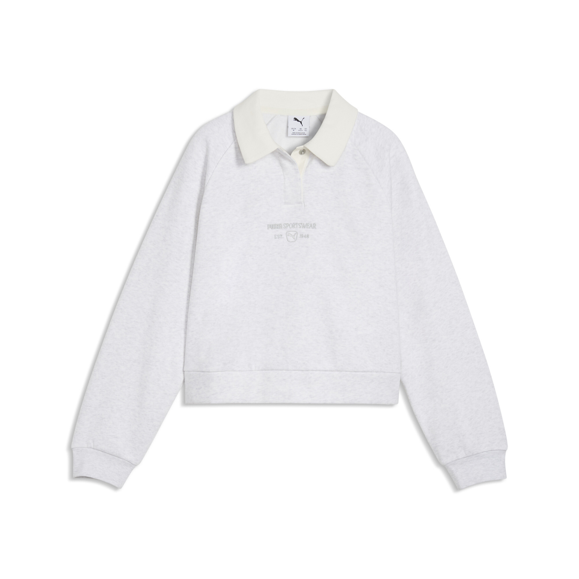 PUMA Class Relaxed Cropped Fleece Sweatshirt Teenager, Accessoires, Weiß, 13-14Y