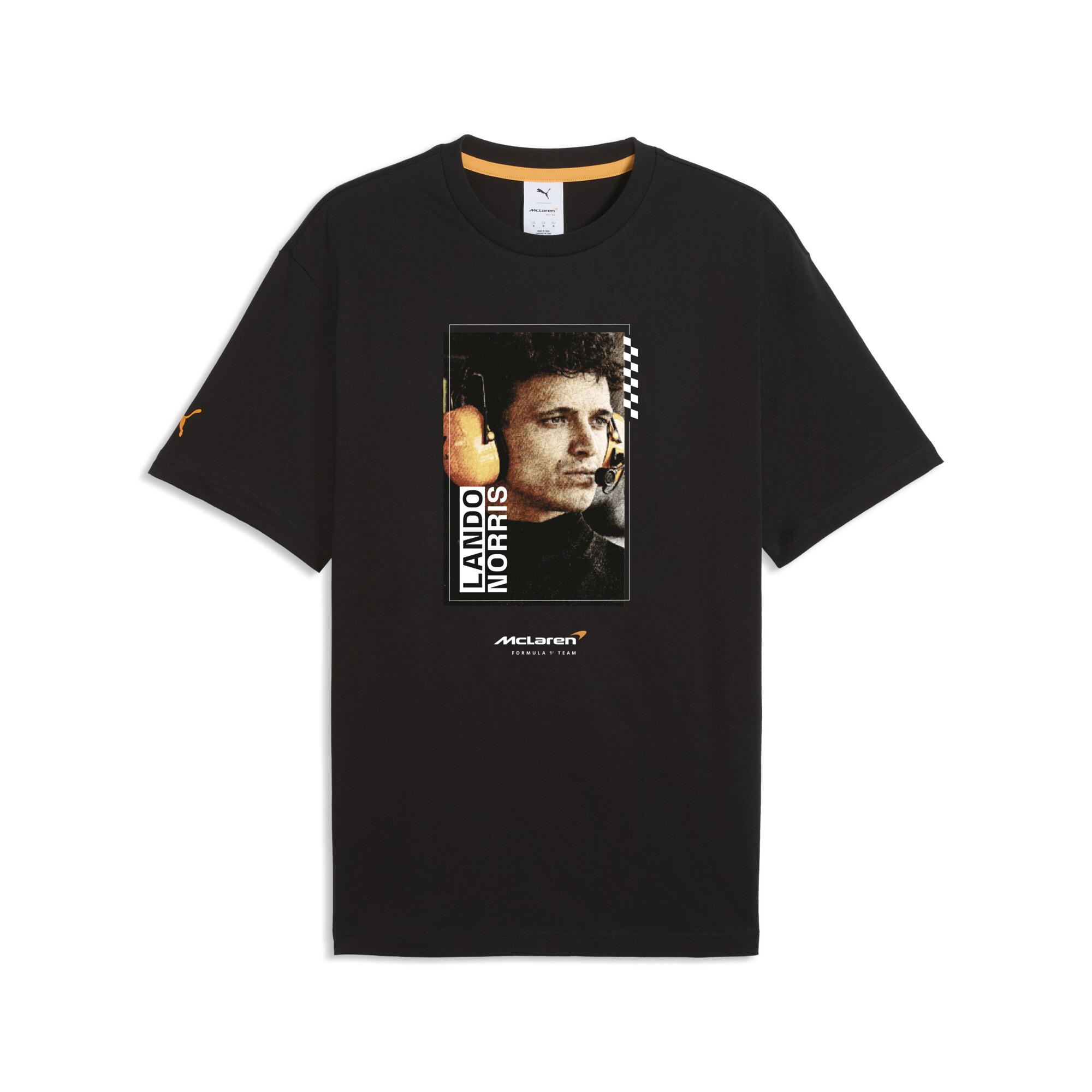PUMA McLAREN MASTERCARD F1 TEAM Norris T-Shirt Unisex, Accessoires, Schwarz, M