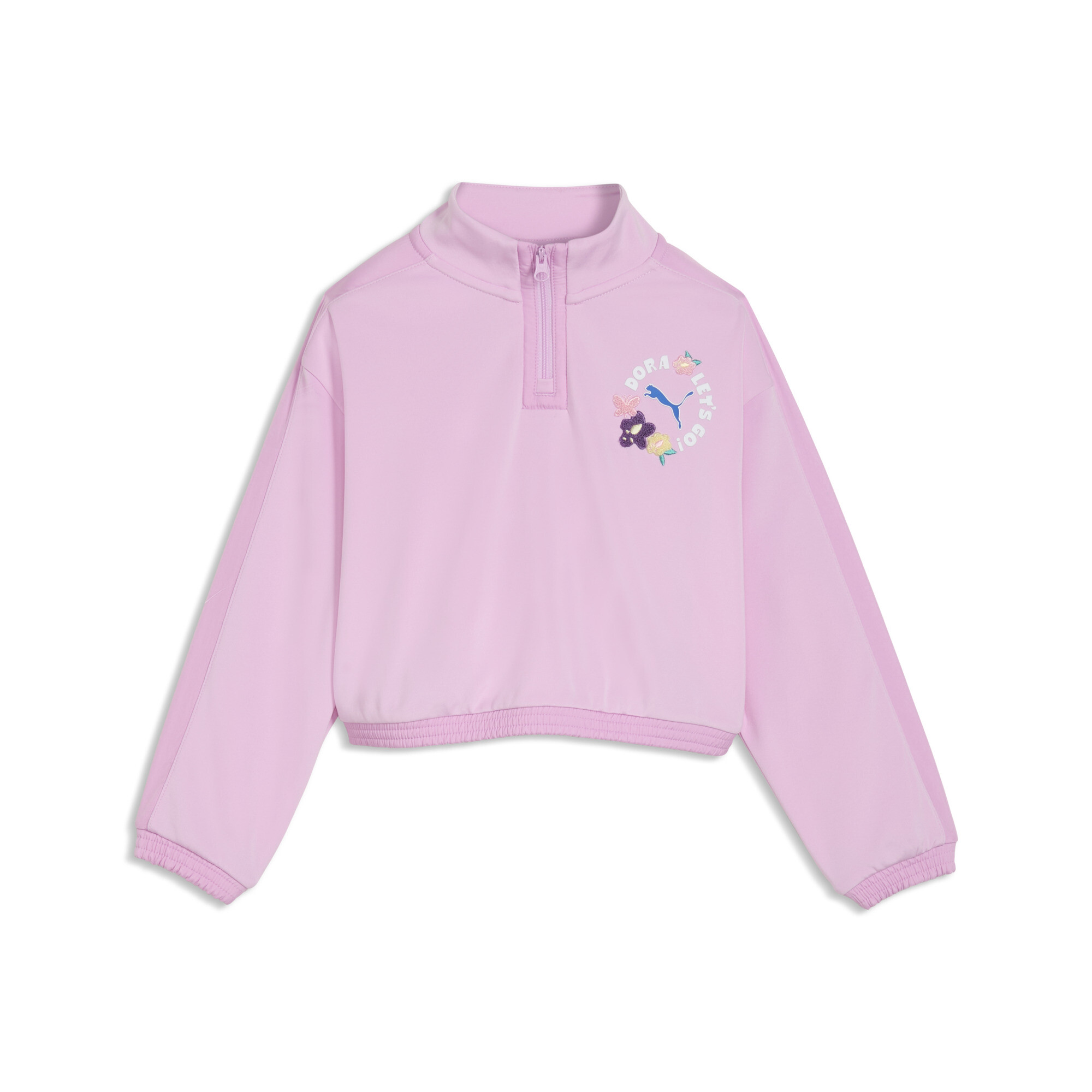 PUMA x DORA THE EXPLORER T7 Relaxed Sweatshirt Kinder, Accessoires, Rosa, 3-4Y