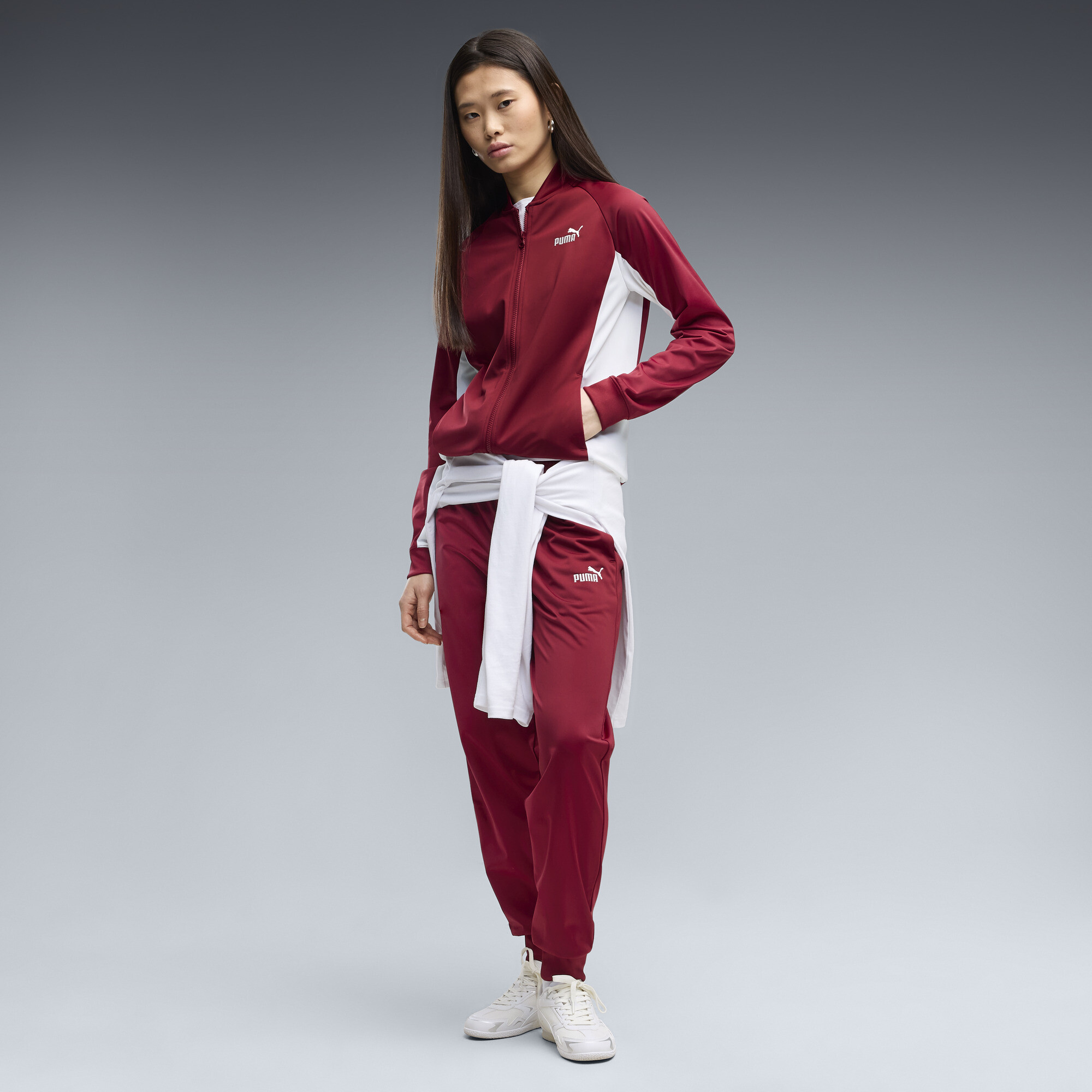 PUMA Baseball Trainingsanzug Damen, Kleidung, Rot, XL