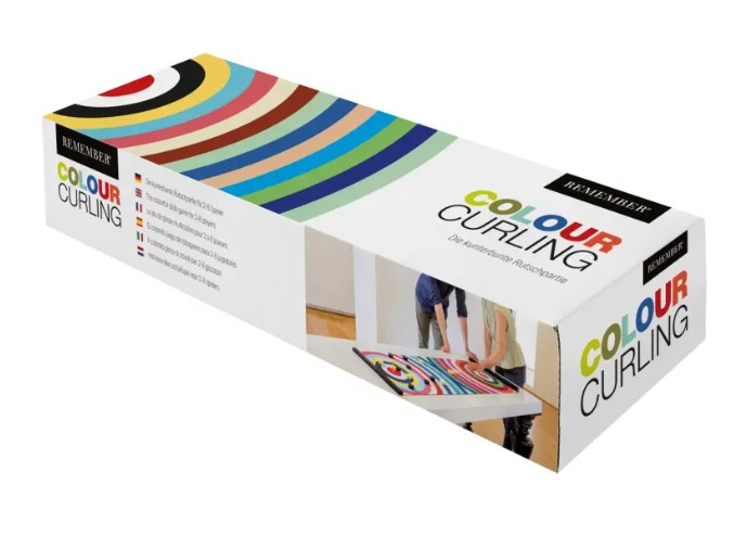 Colour Curling - Remember Game of skill|Folk game