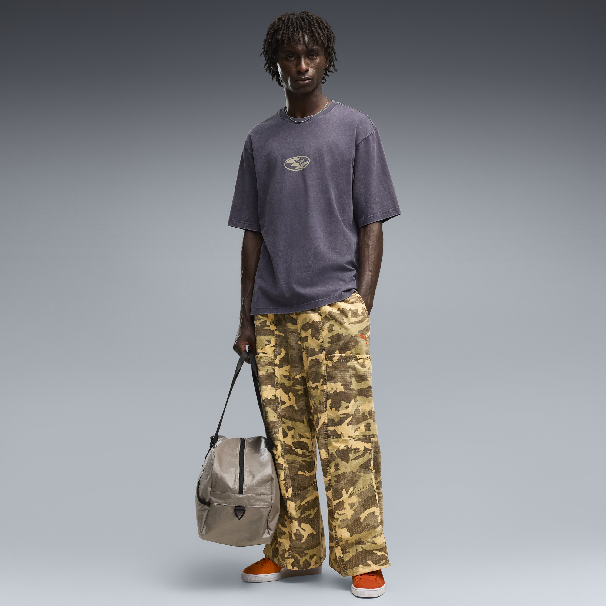 PUMATECH SPC Camo Oversized Hose Unisex, Accessoires, Braun, XL