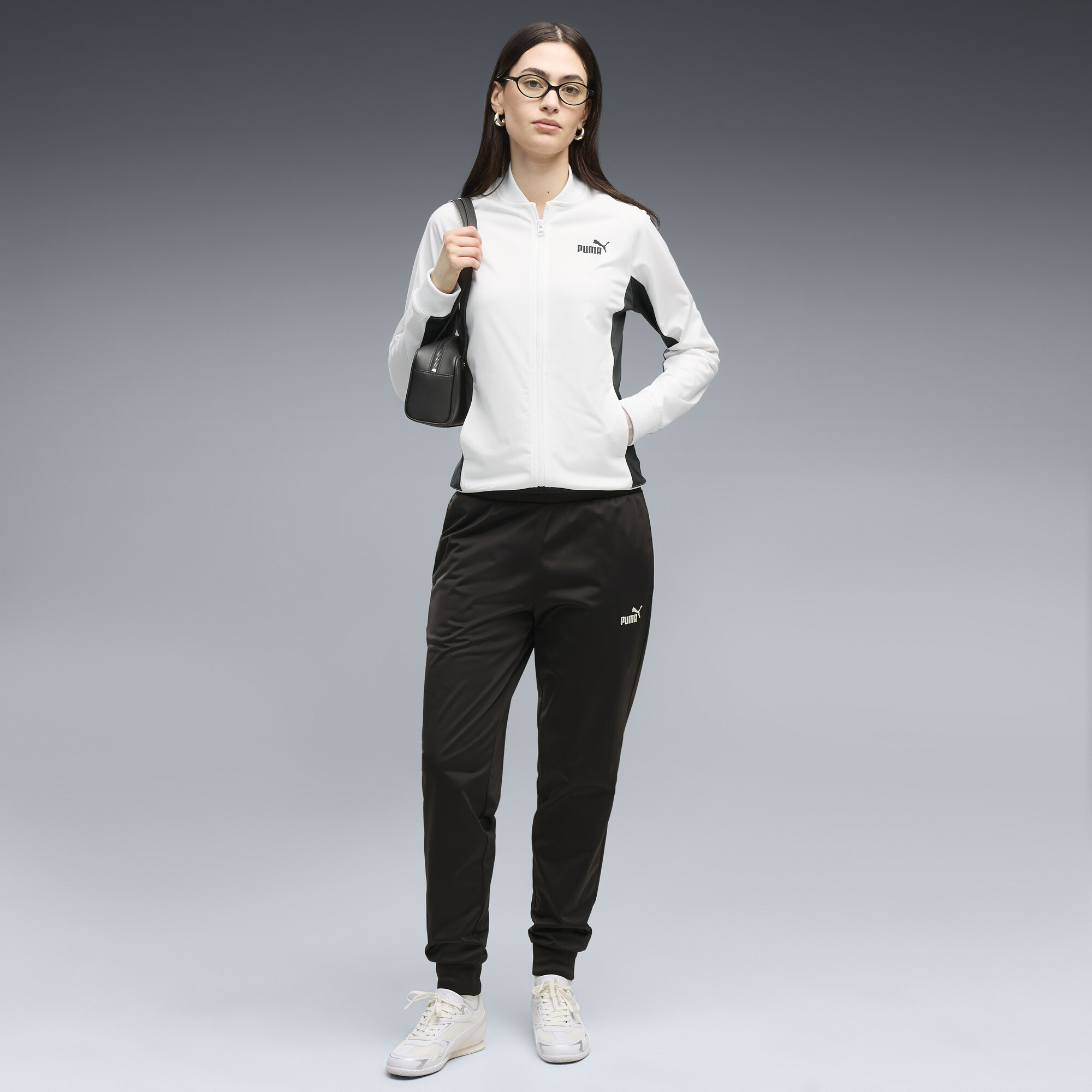 PUMA Baseball Trainingsanzug Damen, Kleidung, Weiß, L
