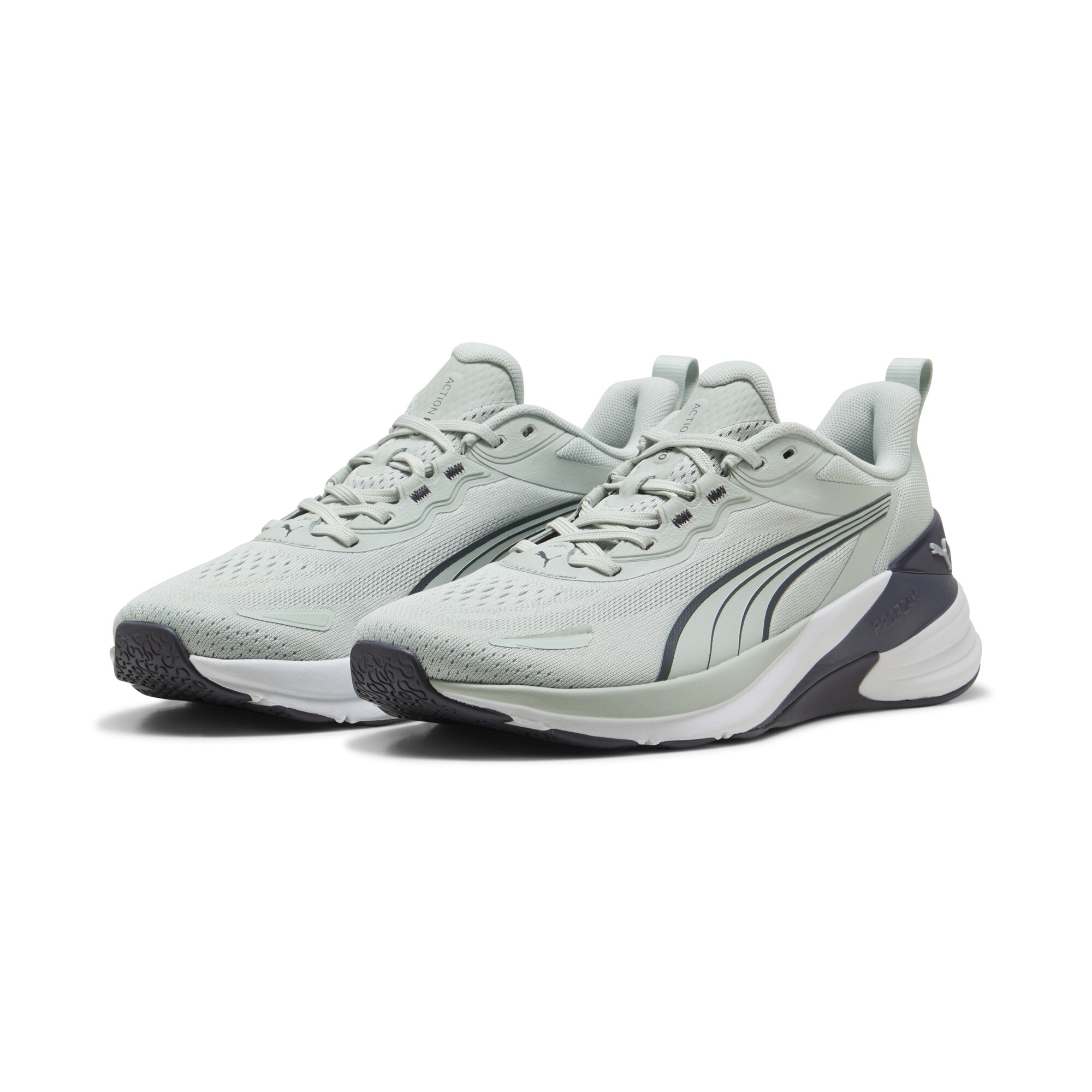 PUMA Action Pro Trainingsschuhe Damen, Accessoires, Grün, 35.5