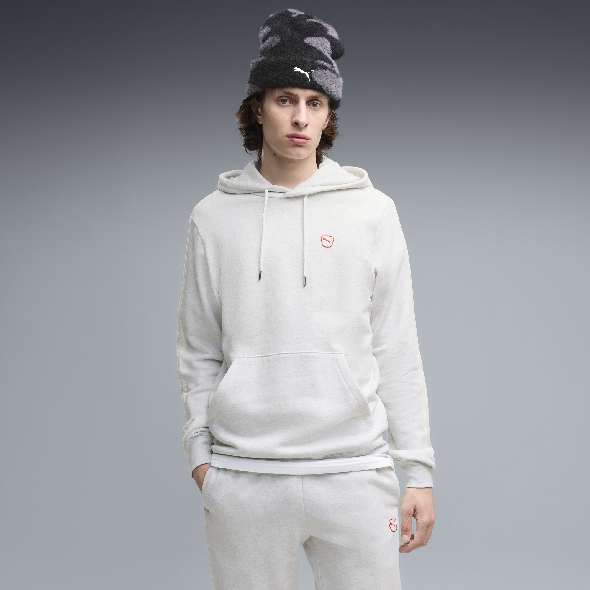 PUMA Essentials Elevated Fleece Hoodie Herren, Kleidung, Weiß, L