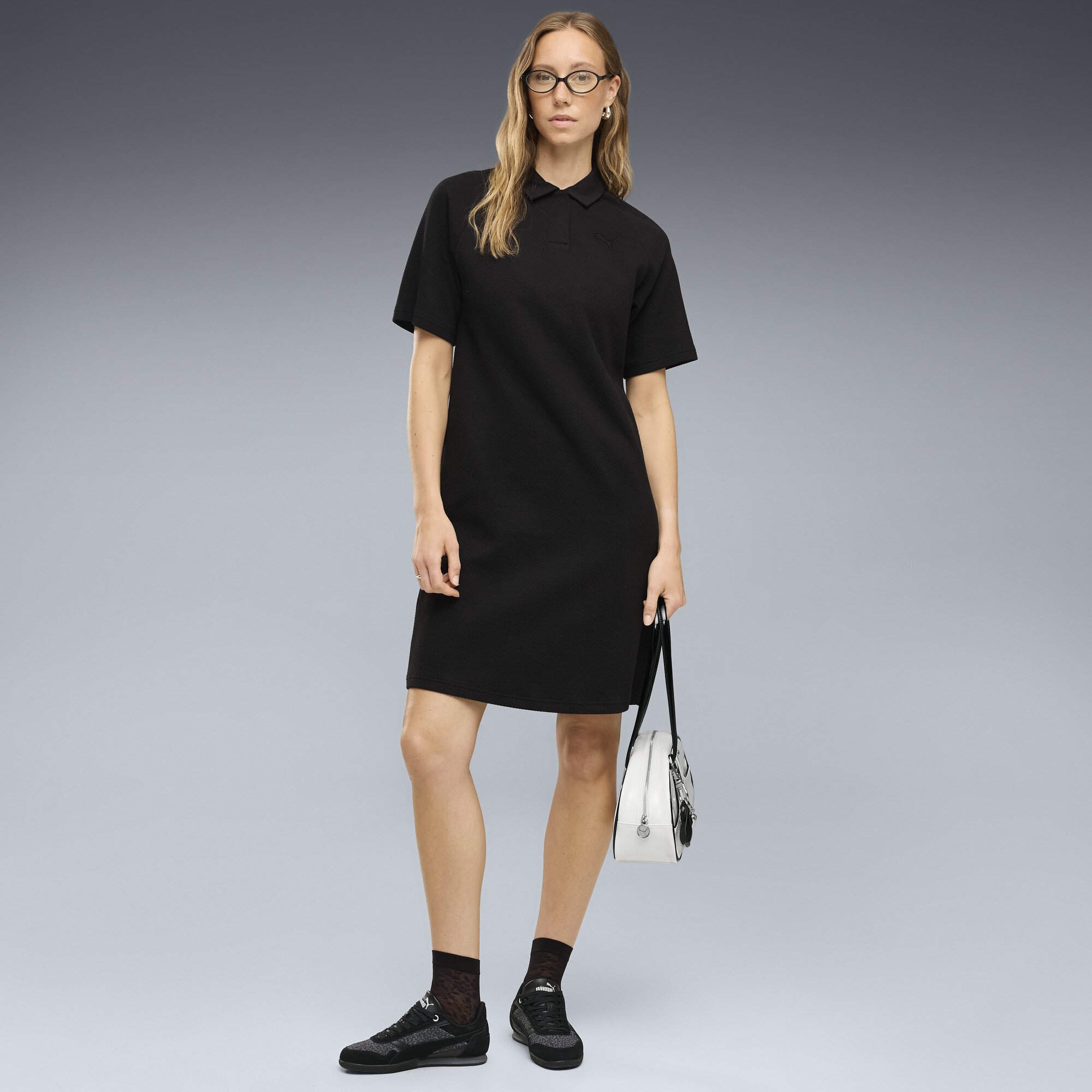 PUMA Class Polokleid Damen, Kleidung, Schwarz, M