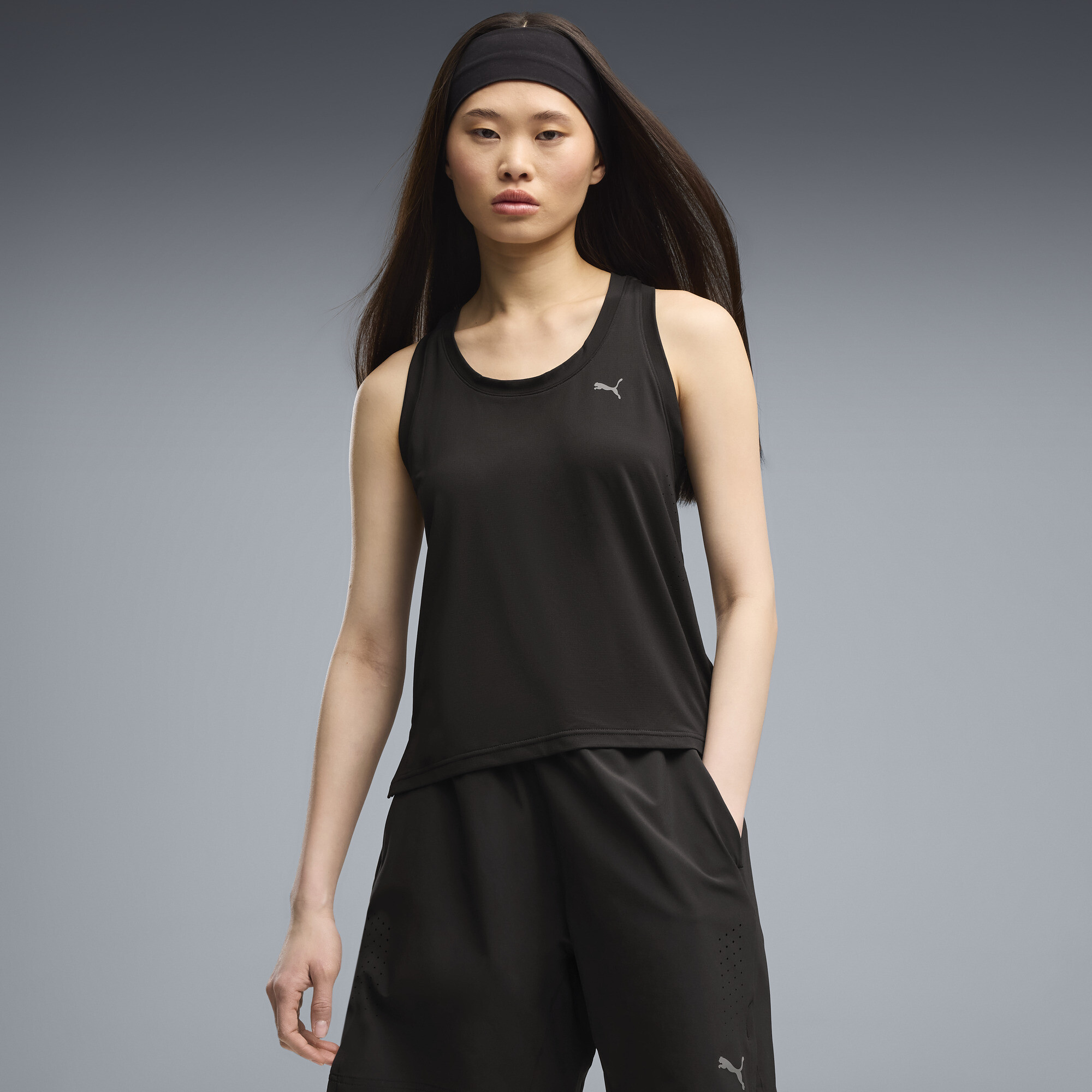 PUMA PWRMODE Tanktop Damen, Kleidung, Schwarz, XXS