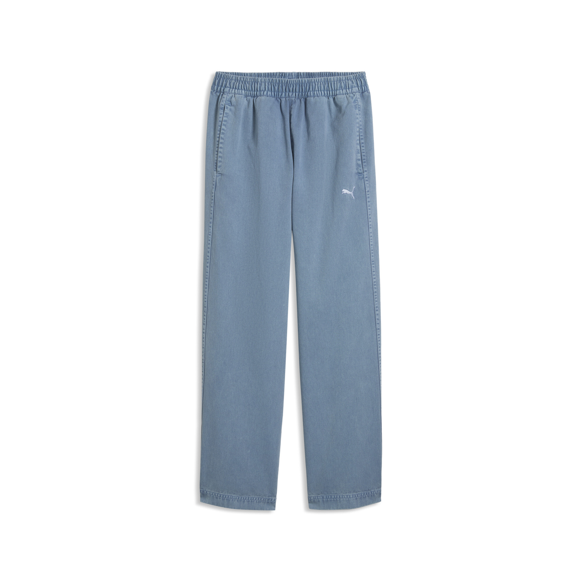 PUMA T7 Relaxed Washed Twill Hose Teenager, Accessoires, Blau, 7-8Y
