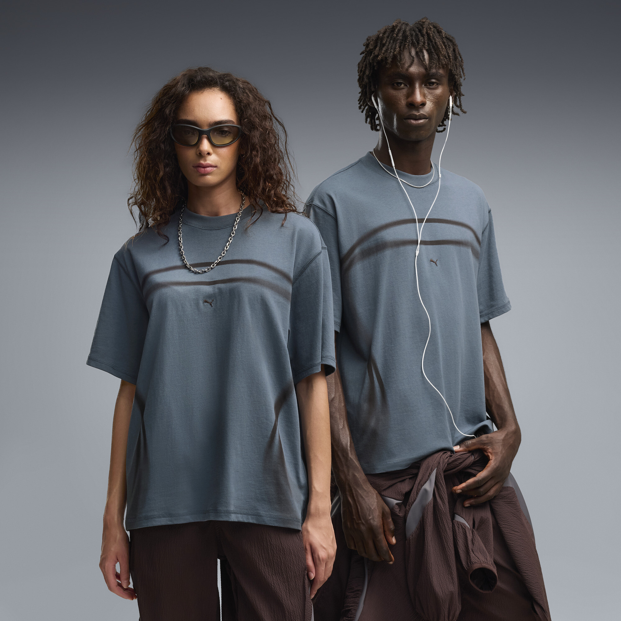 PUMA CLRT Graphic T-Shirt Unisex, Kleidung, Blau, S
