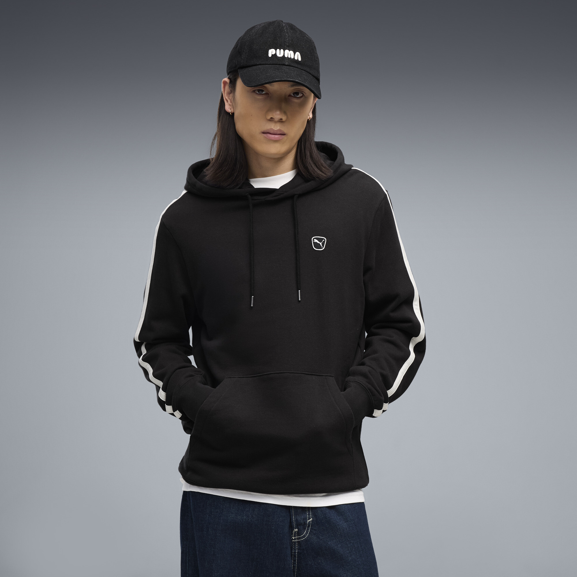PUMA Essentials Elevated Fleece Hoodie Herren, Kleidung, Schwarz, S
