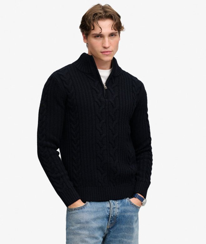 Superdry Damen Minirock mit Karomuster und Falten Lila - Größe: 36