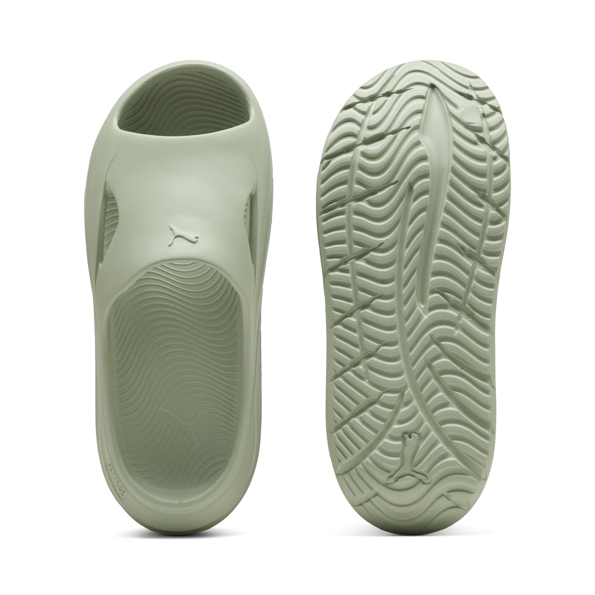 PUMA SOFTRIDE ZeroG Slides Unisex, Schuhe, Grün, 46
