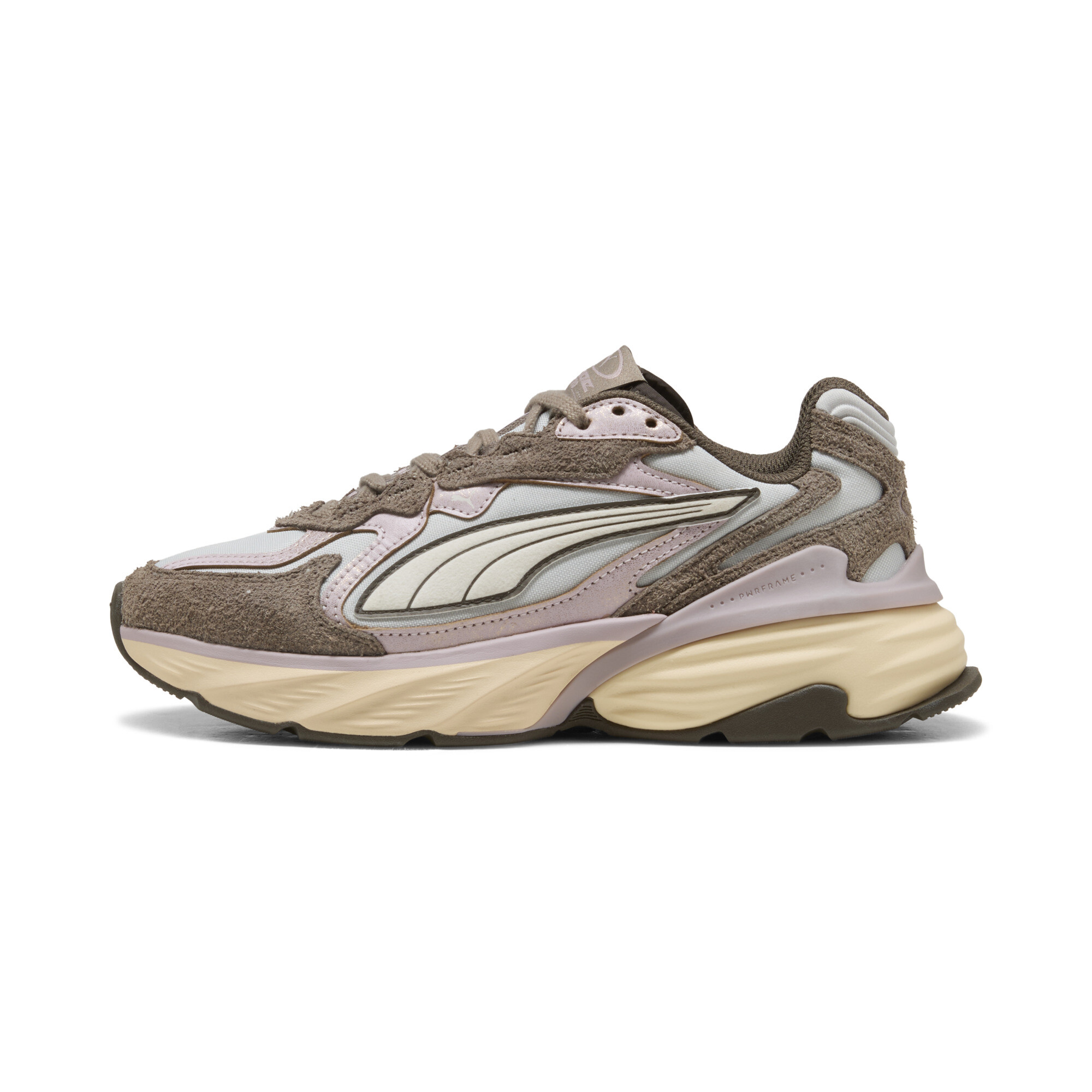 PUMA Fade LS Brushed Luxe Sneakers Damen, Schuhe, Grau, 35.5