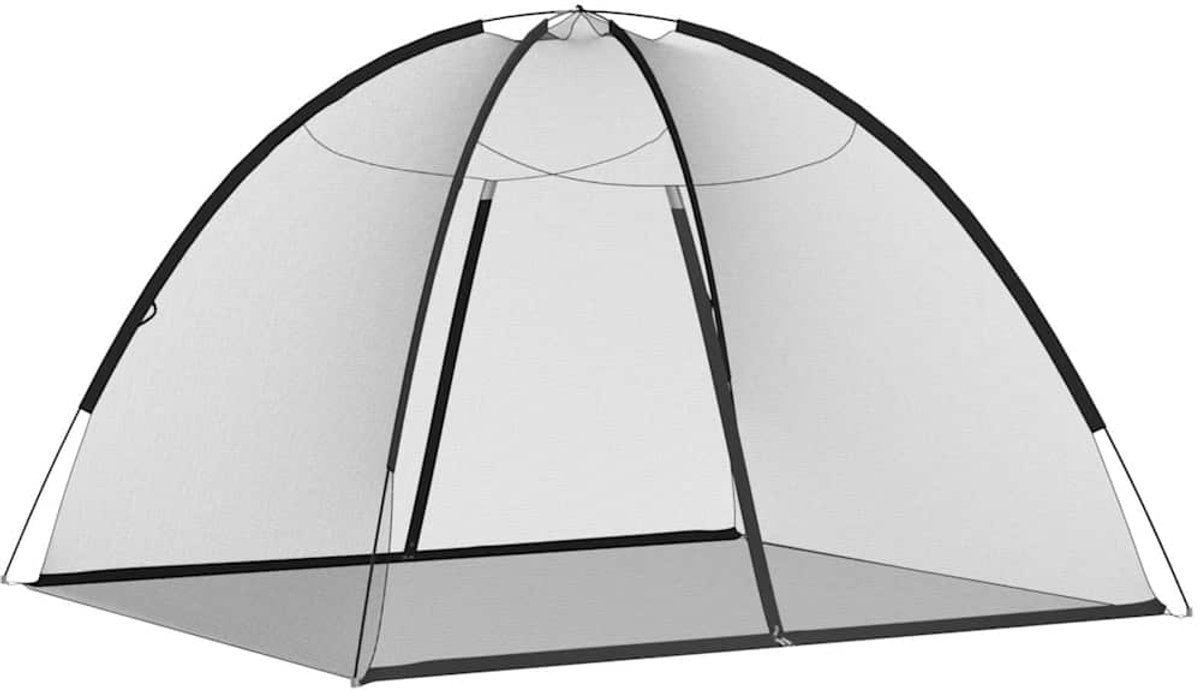 Vidaxl Moskitonetz Mongolei Mit Tür, Netz 220, 200X180X135 Cm