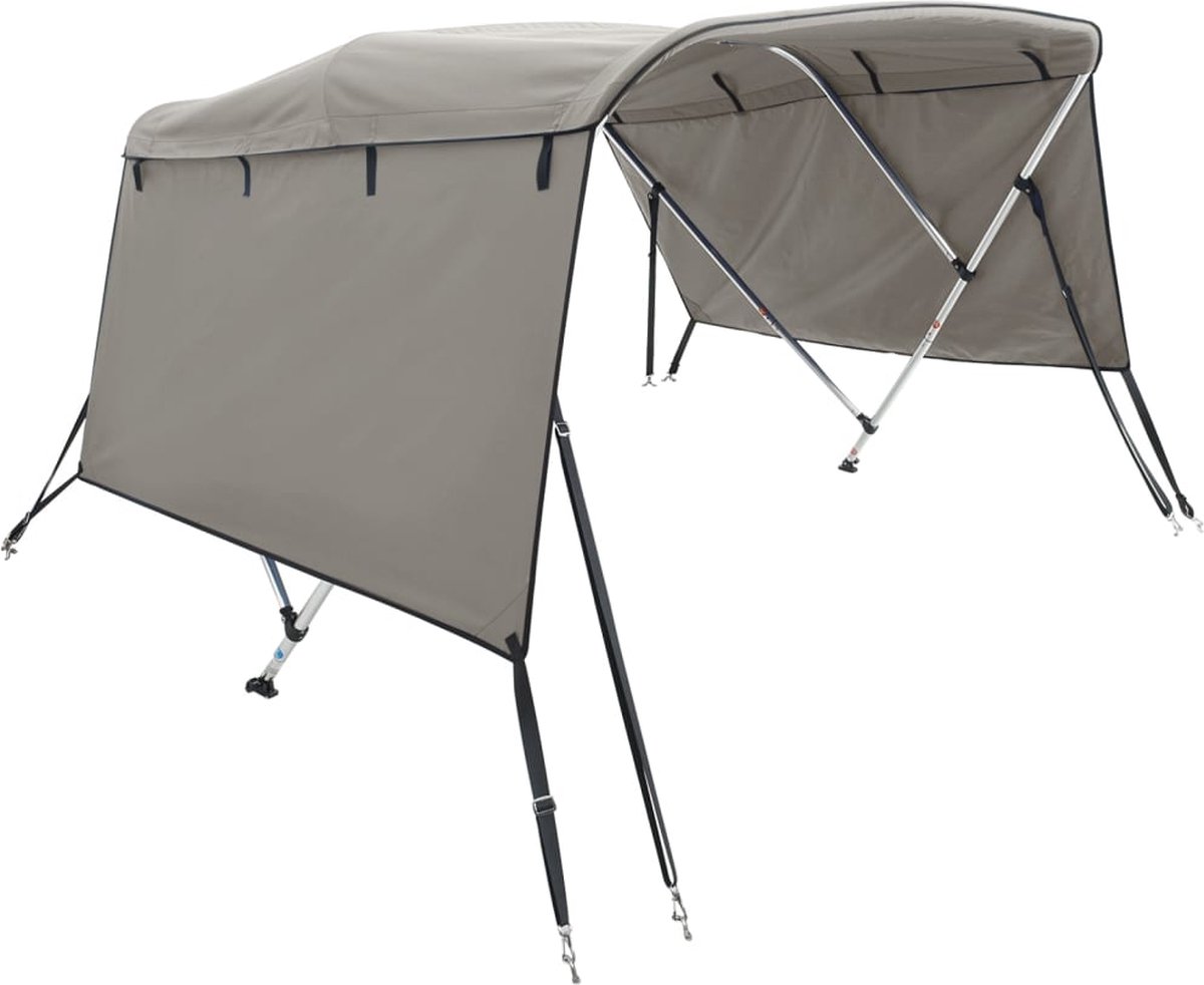Vidaxl Bimini mit Netzwänden, 4 Bögen, 243X(170-182)X137 Cm