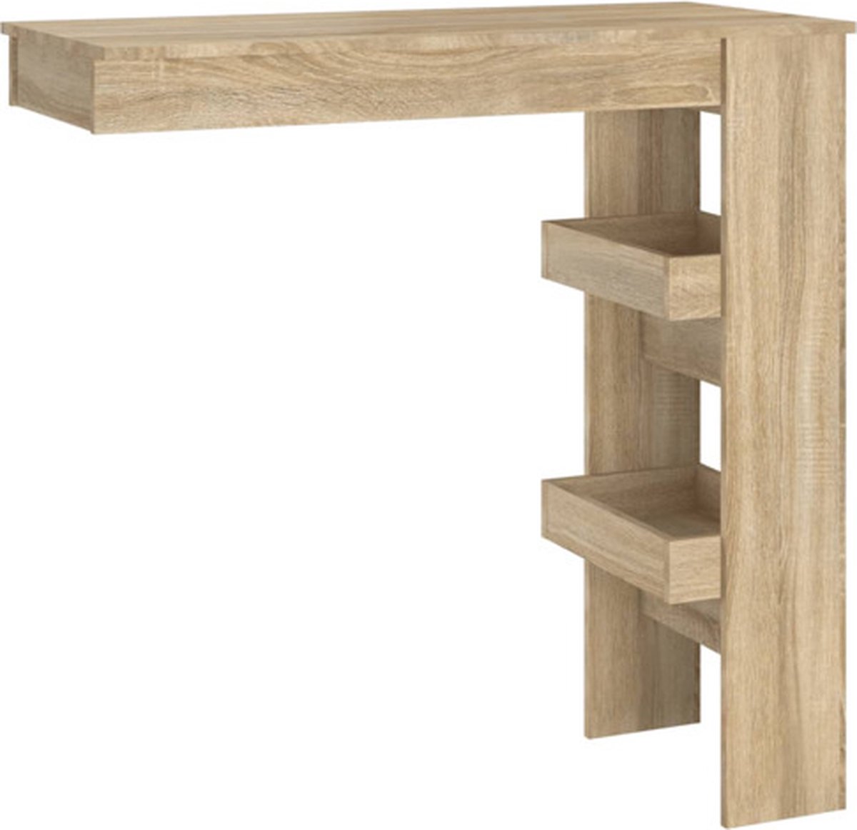 Vidaxl Bartisch, Sonoma, 102X45X103,5 Cm, Holzwerkstoff