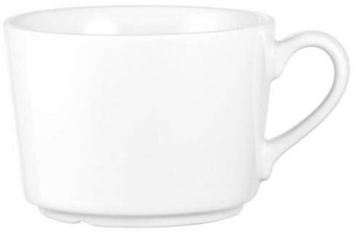 Esmeyer Dessertteller Heike 433-238 19cm Porzellan weiß 6 Stück